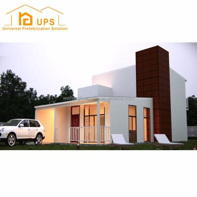 China Affordable Modern Prefab Steel Beach House Porcelain House for sale