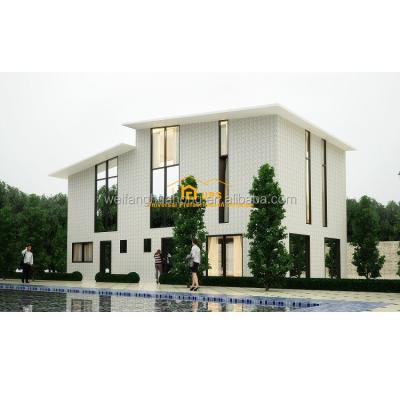 China 2020 new technology parking lot eco material sandwich panel prefab concrete houses made in china for sale