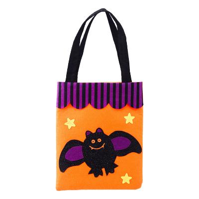 China Plastic Trick or Treat Bag Halloween Small Bucket Candy Candy Gift Bag For Kids for sale