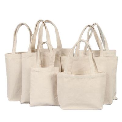 China Promotional Custom Logo Folding Printed Organic Cotton Canvas Tote Bag In Stock for sale