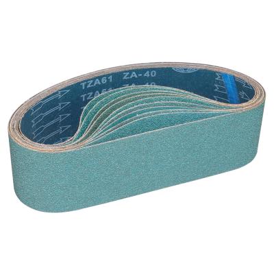 China High Efficiency Good Quality 100*915mm Abrasive Zirconia Floor Grinding Polishing Sanding Belt for sale