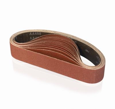 China High Performance 2x27 Inch Sanding Belt 50 x 686 Mm, 80/120/150/240/400 Grit Sander Belts Set 3 For Belt Sander 15 Pieces for sale