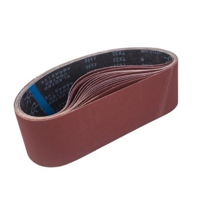 China High Performance 4x24 Inch Sanding Belt 100 x 610 Mm, 80/120/150/240/400 Grit Sander Belts Set 3 For Belt Sander 15 Pieces for sale