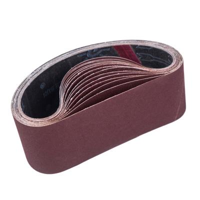 China Long Life High Performance 3x18 Inch Sanding Belt 75 x 457 Mm, 80/120/150/240/400 Grit Sander Belts Set 3 for Belt Sander 15 Pieces for sale