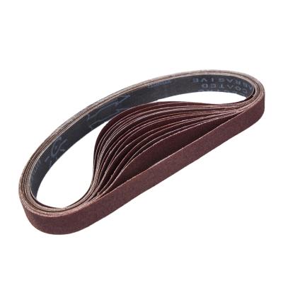 China 1x30 Inch 25 x 762 Millimeter Polishing Sanding Belt, 80/120/150/240/400 Grit Sander Belts Set 3 for Belt Sander 15 Pieces for sale