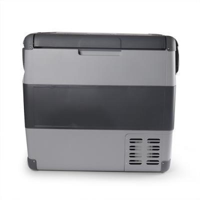 China 75L portable pp freezer used for hotel car refrigerator and DC 12v car fridge freezer for sale