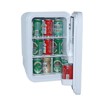 China ABS Mini Household Portable Freezer 20l Mini Fridge Single Door Fridge with Freezer and LED Display for sale