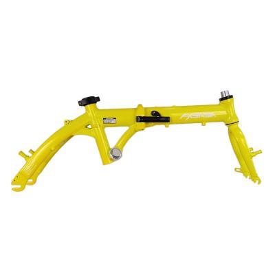 China Aluminum Alloy OEM Backed Mini Bike Colorful Open Speed ​​74/85mm Folding FX1416 Bike Frame for sale