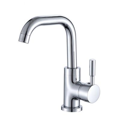 China Modern Commercial Kitchen Faucet Top Quality Single Lever Basin Mixer Taps for sale