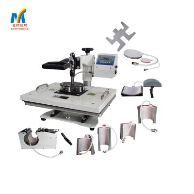 China Mug Digital 9 in 1 Combo Heat Press Machines for Sublimation Mugs and T-Shirt Transfer for sale