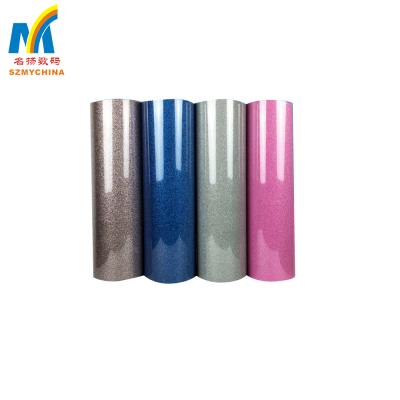 China Apparel Korea PU Heat Press Vinyl Film / Glitter Heat Transfer Vinyl Rolls For Textiles for sale