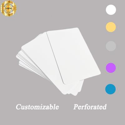 China China wholesale 0.22mm thick blank aluminum name cards for sublimation for sale