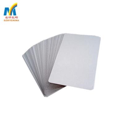 China China 0.45 Mm Thickness Sublimation Aluminum Business Card Metal ID Card Black Membership Card for sale