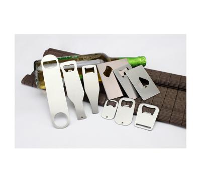 China hard & Custom high transfer effect printed stainless steel beer bottler opener for sublimation transfer for sale