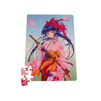 China Toy Customized Cartoon Adult A4 A5 Puzzle Gift Souvenir For Sublimation Printing for sale