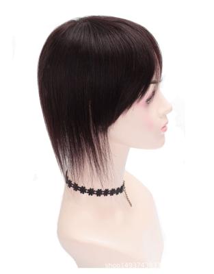 China Thin Hair Light No Trace Natural Short Hair Patch Special For Women Real Hair Wigs for sale