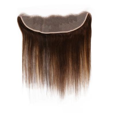 China Beautiful Colored Hot Selling Straight P4/27# Double Drawn For Women Real Hair Extensions High Quality Wigs for sale