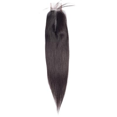 China LONGFOR Straight Straight 2*6 Lace Closure Transparent Lace Front Human Hair Black Hair Extension for sale