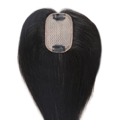 China TP 5*8/7*10 Real Hair Topper For Women Silk Base Breathable And Comfortable Wig Hair for sale