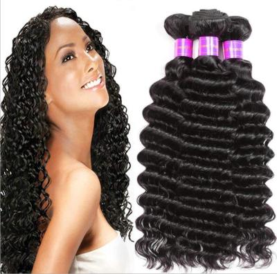 China 100% Deep Curly Virgin Hair Deep Curly No Cuticle Aligned Virgin Hair Raw Hair Shedding Bundles New for sale