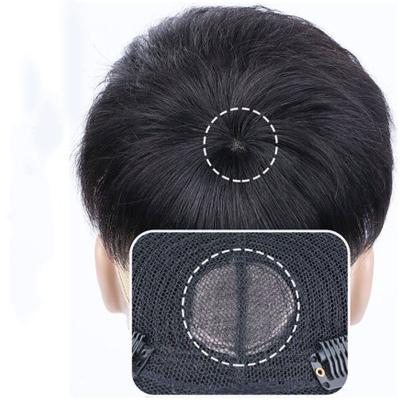 China High Quality 100% Hair Men Toupee Hair Replacement System Glue Wigs For Men Toupee for sale