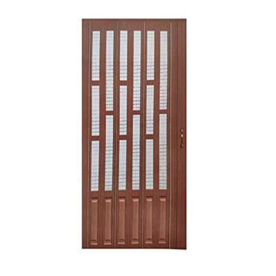 China Modern Bathroom PVC Folding Sliding Doors Accessories For Nigeria for sale