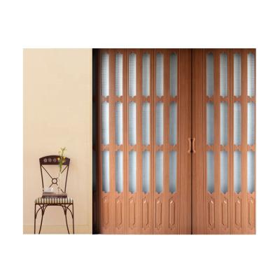 China Waterproof Puerta De Acordion De Doble Oja Para Interiores Doors for sale