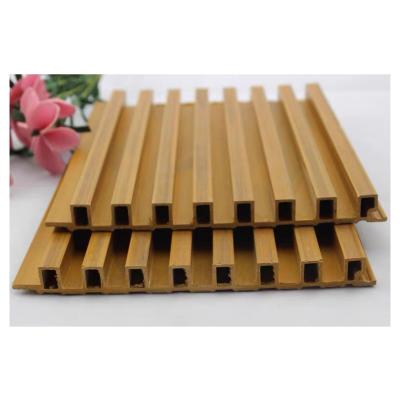 China Decorative Interior Wall Panel And Ceiling WPC Interior Decoration Wood Wall House Decor for sale