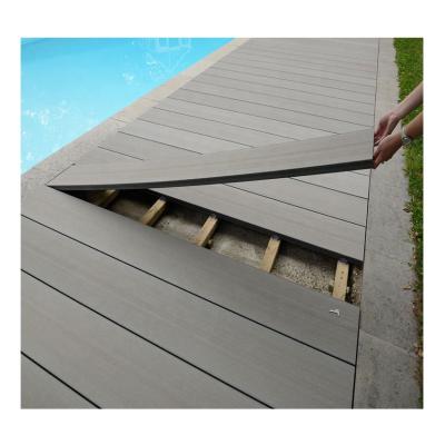 China Modern Garden WPC Flooring Easy Installation Design Easy Wood Decking for sale