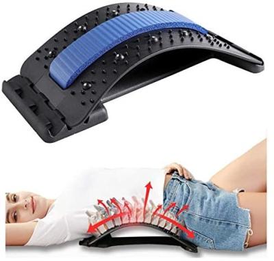 China Comfortable Pain Relief 3 Level Magic Adjustable Magnetic Lumbar Waist Massager Stretcher Back Support Device for sale