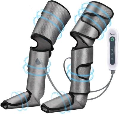 China Latest New Fitness 2020 Home Use Rechargeable Foot Blood Circulation Air Compression Leg Calf Massager With Controller for sale