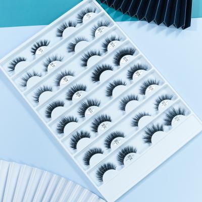 China Natural ; soft ; charming mink lashes 20mm natural lashes with box lashes private logo for sale