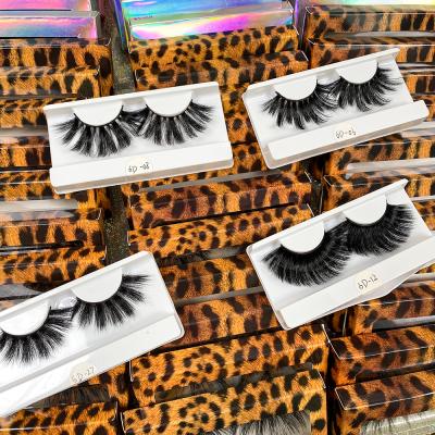 China Customized black and white thick rectangle eyelash package box suppliers cilios wispies eyelashes pack for sale