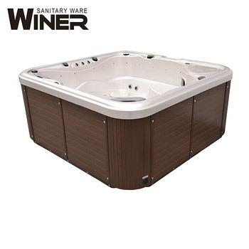 China Luxury Acrylic Whirlpool Balboa Spa Massage Hot Tub Free Winer 3 Years Warranty 5 Person For Outdoor for sale