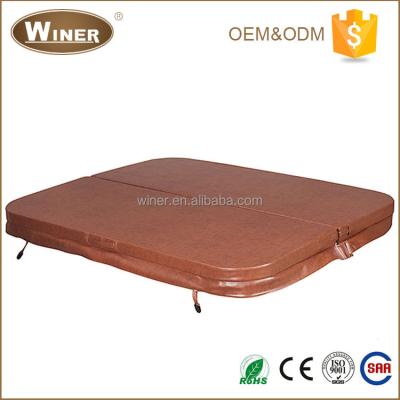 China Winer Waterproof Spa Accessory Foam And Hot Tub Leather Thermo Spa Cover for sale