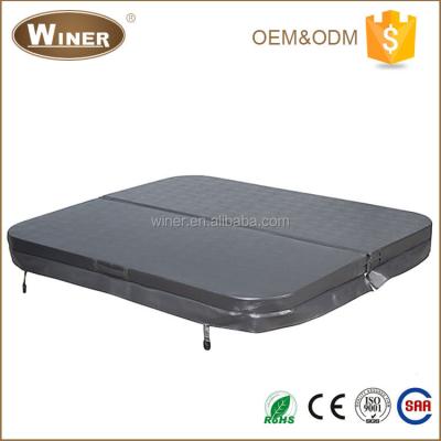 China Waterproof Custom Winer Durable Folded Waterproof Portable foldableThermo Hot Tub Spa Cover for sale