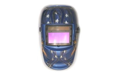 China Adjustable Shade Auto-Darkening Welding Helmet 98×52 Mm For Arc for sale