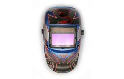 China Electronic Adjustable Welding Helmet Plastic With LED Light for sale