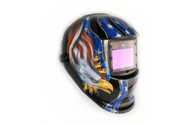 China Automatic Paint Welding Helmet Adjustable , Auto Shade Din 4 / Din 9-13 for sale