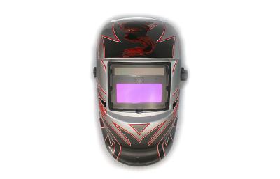 China Adjustable Shade Auto-darkening Welding Helmet DIN 4 / DIN 9－13 for sale