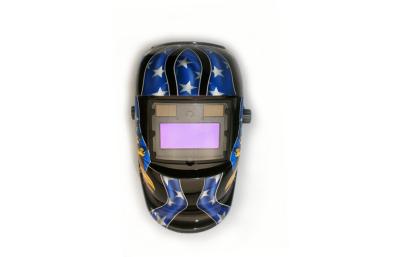 China Professional Plastic Welding Helmet Auto Darkening Solar Powered for sale