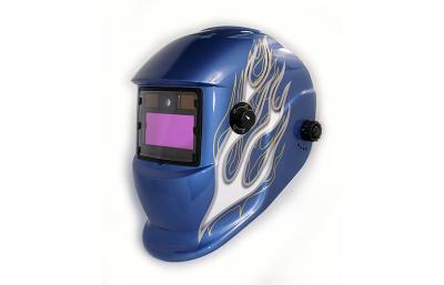 China Blue Battery Powered Welding Helmet PP , DIN 4 /  DIN 9－13 for sale