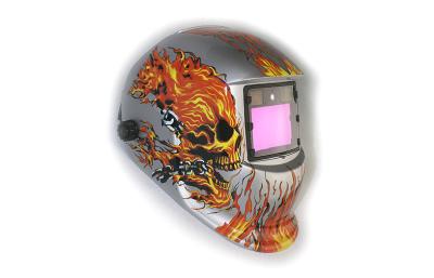 China Light Battery Powered Welding Helmet Adjustable , DIN 4 / DIN 9－13 for sale