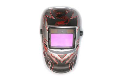 China Auto Shade Solar Welding Mask With Led Light For Arc Welding for sale