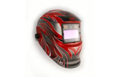 China Plastic Vision Din 9-13 Welding Helmet With Solar Battery Powered for sale