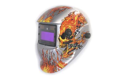 China Custom Painted Vision Welding Helmet Automatic With DIN 4 / DIN 9－13 for sale