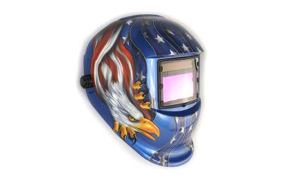 China LED Tig Din 9-13 Welding Helmet , Auto Shade And Solar Powered for sale