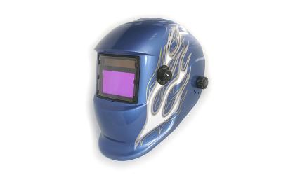 China Full Face Tig Welding Helmet Blue , Electric Welding Helmets for sale