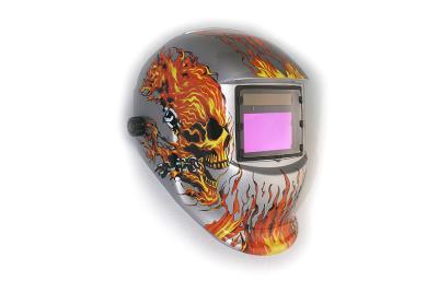 China Tig Paint Welding Helmet Adjustable , DIN 4 / DIN 9－13 PP Fire Resistant for sale