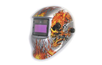 China Professional Plastic Welding Mask , Painted Led Welding Helmet for sale